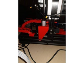 creality cr-10 ender 3 z-axis damper support without cable holder 3d printer parts 3d print model - Mito3D