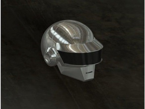 daft punk thomas casco modelli robot bangalter 3d print model - Mito3D