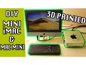 imac mini pc 7 pouces moniteur ordinateur 7inch nsfw la framboise raspberry pi 3d print model - Mito3D
