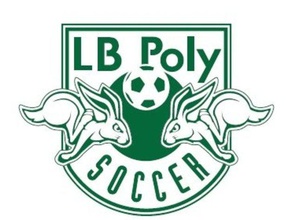 long beach poly soccer logo des signes les logos 28mm 3d print model - Mito3D