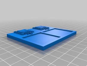 mario azul jeu de plateau peine conseil 3d l'impression 3d print model - Mito3D