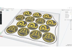 pokemon vai comunità giorno 14 coin swinub le monete distintivi mamoswine piloswine pokemongo andare voci roba 3d print model - Mito3D