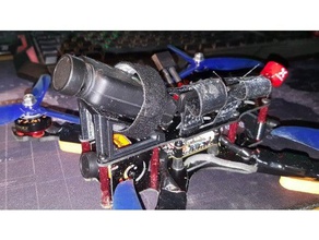 mobius holder alien frame rc vehicles camera mount fpv racer 3d print model - Mito3D