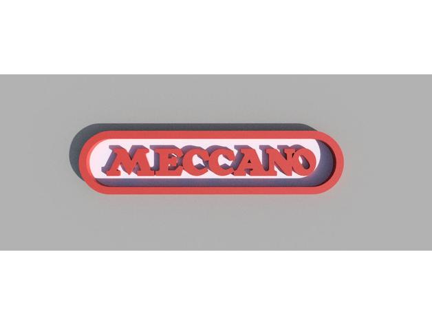 meccano logo made england construction toys 3D print model - Mito3D