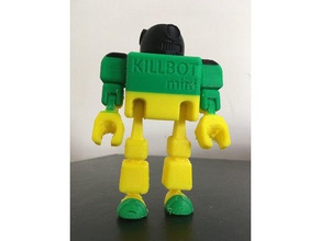 print-in-place killbot reinforced triceps model robots 3d print model - Mito3D