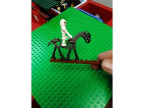 lego style squelette de cheval échelle les jouets jeux seketon 3d print model - Mito3D