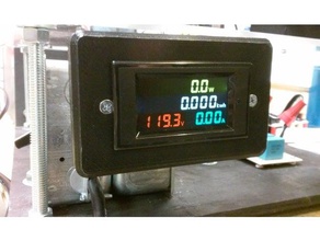 drok meter electric box cover Montageplatte - Elektronik coverplate 3d print model - Mito3D