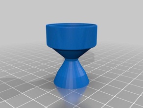 garrafa de esguicho a física astronomia tampa foguete foguetes 3d print model - Mito3D