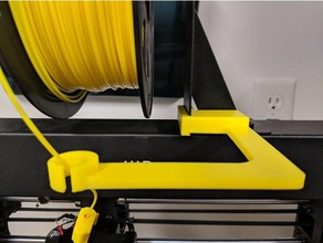 wanhao monoprice screwless filament guide 3d printer accessories 3d print model - Mito3D