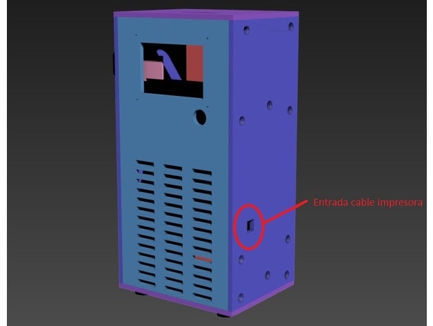 caja para impresora Le stampanti 3d 3D print model - Mito3D