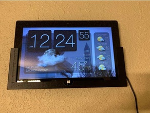 surface pro wall mount 1st gen 3d printing 3d print model - Mito3D