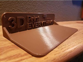 single color print everything shelf decor 3d extruder 3d print model - Mito3D