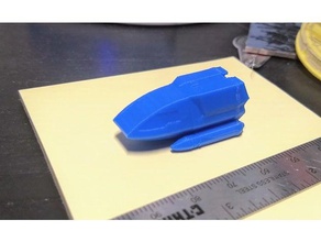 tiny type-6 shuttlecraft toy game accessories star trek 3d print model - Mito3D