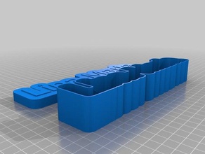 meine benutzerdefinierte Textfeld lina - Spielzeug Spiele 3d print model - Mito3D