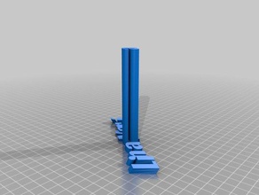 il mio personalizzato iamburnystext nome portachiavi lina organizzazione 3d print model - Mito3D