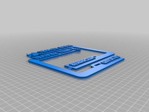 auto-stoppeur cadre de modifier automobile 3d print model - Mito3D