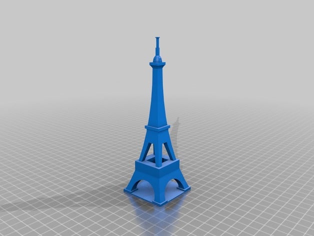 eiffel tower Gebäude Strukturen 3D print model - Mito3D