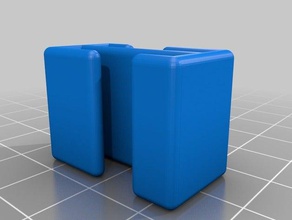 meine angepasste Rucksack-Gurt-clip sport im freien 3d print model - Mito3D