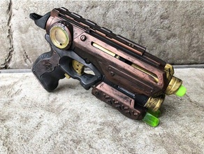 nerf firestrike brass barrel venturi toy game accessories model blaster gun mod 3d print model - Mito3D