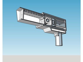 ion ray gun l'ingénierie arc charge haute tension bloc d'alimentation l'électricité statique 3d print model - Mito3D