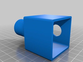 polaroid cube+ microscope de montage l'apprentissage 25mm support caméra 3d print model - Mito3D