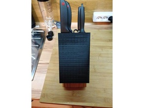 knife block extension household 3d print model - Mito3D