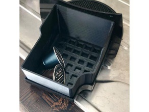 nespresso essenza capsule contenant cuisine à manger bac un sac dos café de la machine vieux 3d print model - Mito3D