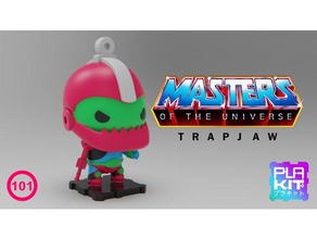 trap jaw masters universe toys games 80s action figure cartoons collectible collection figurine heman mastersoftheuniverse miniature plakit purakito retro toymaker trapjaw 3d print model - Mito3D