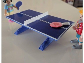 playmobil tabletennis de ping-pong playsets deportes 3d print model - Mito3D