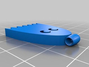 pacman ghost key chain 3d printing 3d print model - Mito3D