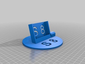 suporte samsung s8 gadgets 3d print model - Mito3D