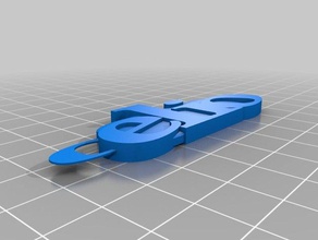 porte clef elio 3d drucken 3d print model - Mito3D