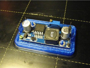 lm2596 buck convertermount electronics mount openscad 3d print model - Mito3D