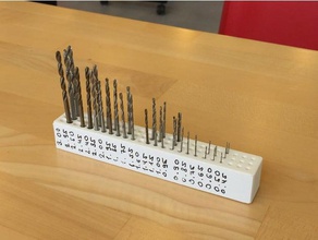 small drill bits magnetic holder tool holders boxes 3d print model - Mito3D