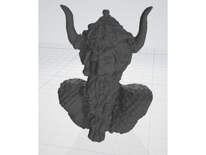 dragon king Dekor Wikinger 3d print model - Mito3D