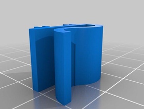 filamento clipe 3d a impressora os acessórios openscad retentor clip de fixação retenção 3d print model - Mito3D