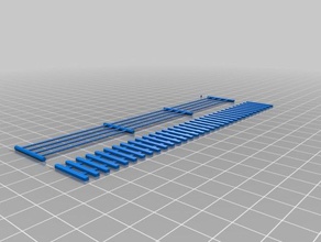 fence rail picket model 00 009 h0 ho buildings structures picket fence railway