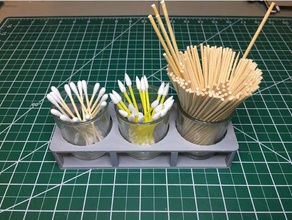 glass votive candle holder art tools 3d print model - Mito3D