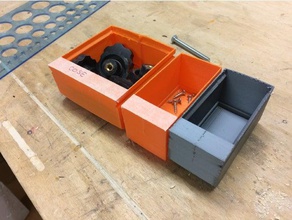 stapelbar Schraube Boxen diy container Container screwbox stapelbare 3d print model - Mito3D