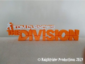 tom clancys division games tomclancysthedivision 3d print model - Mito3D