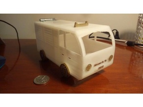 kamyon van yangın araba oyuncaklar oyunlar 3d print model - Mito3D
