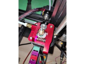 ender 3 extrudeuse de la tension du ressort entretoise fix 3d l'imprimante pièces creality 3d print model - Mito3D