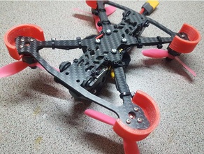 acro kit molle di montaggio del telaio protezione rc i veicoli acrobrat fpv racing 3d print model - Mito3D