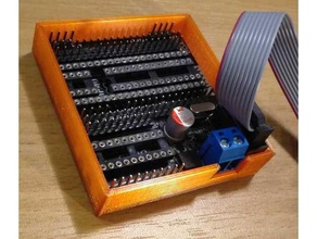 avr programming board box electronics 28mm 3d print model - Mito3D