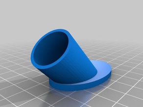 replacement foot cap fishing chair 20mm diameter sport outdoors 3d print model - Mito3D