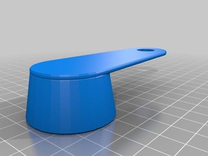 my customized yet another parametric measuring cups kitchen dining 3d print model - Mito3D