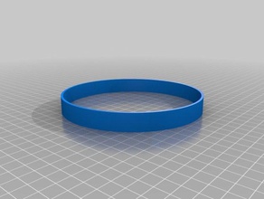 132mm 15mm ring 2mm wall 3d printing tests customized 3d print model - Mito3D