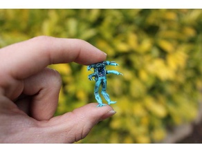 one big head 28mm scale creatures 28mmscale boardgame boardgames carnivore dnd miniature dungeons dragons htc vive monster scary sculpt 3d print model - Mito3D
