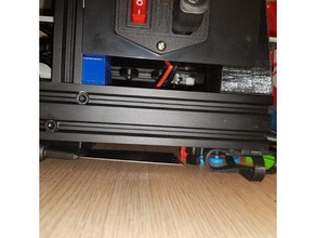 ender 3 fuente de alimentación adicional apoyo 3d la impresora partes creality ender3 montaje 3d print model - Mito3D
