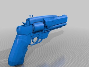annual skate 3d printing cosplay weapon destiny gun hand cannon prop 3d print model - Mito3D